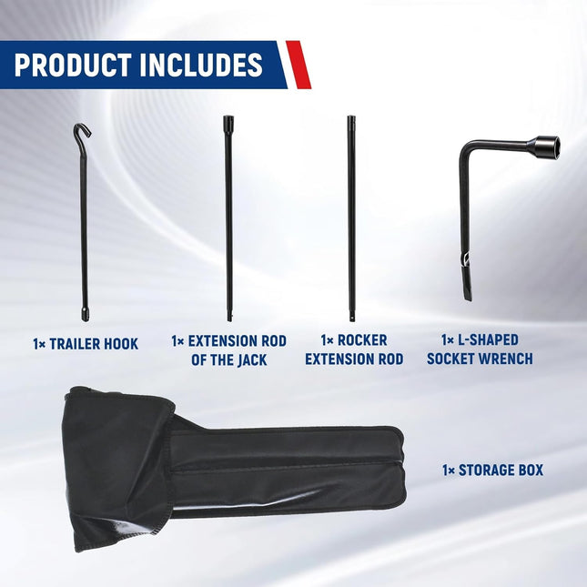 Findmall Spare Lug Wrench Tire Tool Kit Jack Spare Lug Wrench Repair Tools Set Replacement for 2005-2013 Toyota Tacoma