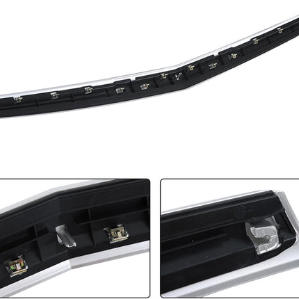 Findmall 3-Piece Front Bumper Grille Hood Molding and Lower Face Bar Kit Replacement for Escalade 2015-2020 GM1235129 GM1036178