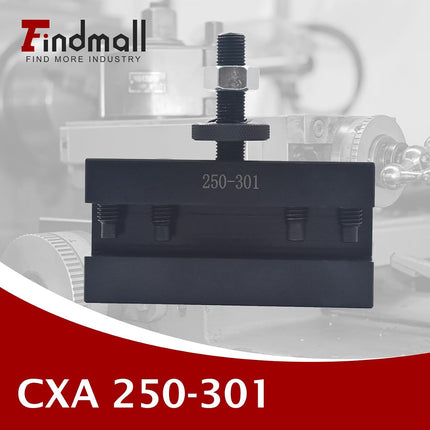 findmall CXA #1 Quick Change 250-301 Tool Post Turning Facing Holder