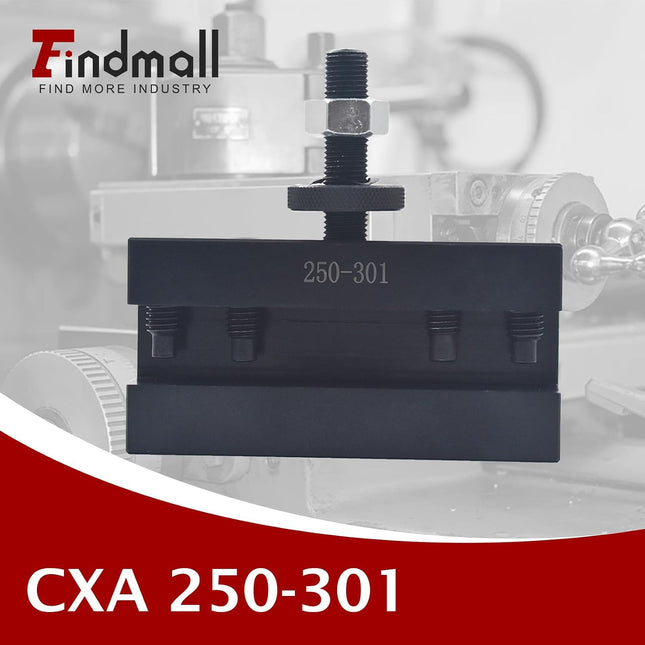 findmall CXA #1 Quick Change 250-301 Tool Post Turning Facing Holder