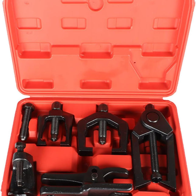 findmall Ball Joint Separator 5-in-1 Mechanic Tools Pitman Arm Puller Tie Rod End Removal Tool Set for Front End Service Splitter Removal Kit