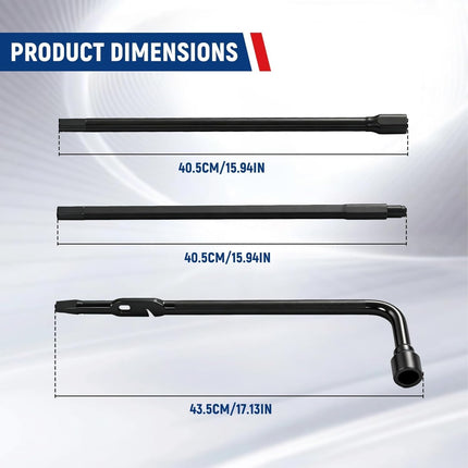 findmall Spare Tire Lug Wrench Jack Tool Kit Replacement for 2000-2014 Silverado 1500 Sierra