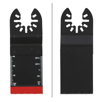 Findmall Universal Vibrating Multi Tool Blades Kits, 50Pcs Oscillating Saw Blade Set 34MM Fit for Cutting Wood, Plastic, and Metal