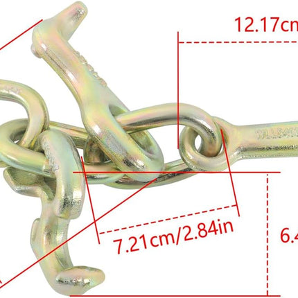 Findmall 4-Pcs Trailers Pull RTJ G70 Towing Hooks Replacement for J Hook T Hook R Hook Heavy Duty Wrecker Towing Truck Hauler