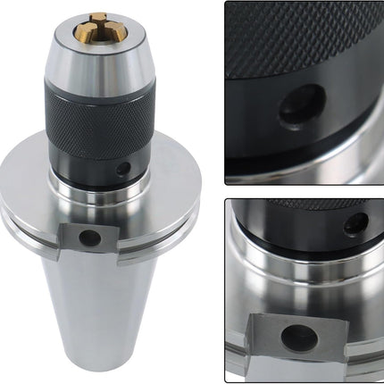 Findmall  CAT50 Ball Bearing Keyless Drill Chuck, 1/2 Inch 202-1263A | 6000RPM, for Drilling Machine