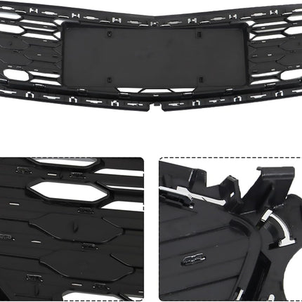 Findmall 2-Piece Front Upper and Lower Grille Set Replacement for Cruze 2016-2018