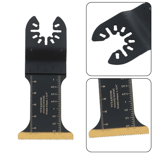 Findmall 12PCS Set of Oscillating Saw Blades, Fit for Wood Metal Plastic Cutting, Compatibility with Most of Oscillating Multi-Tools