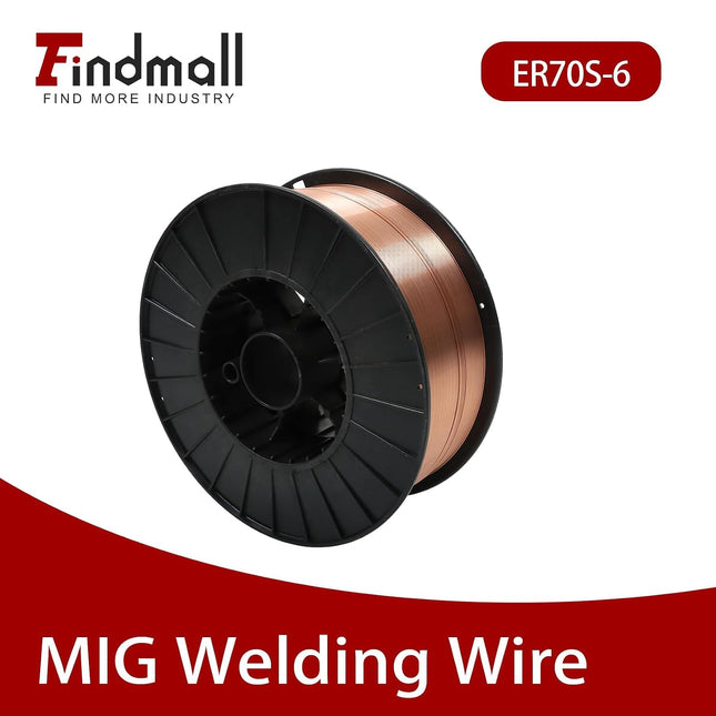 ER70S-6 Mild Steel 0.030 Inch MIG Welding Wire Low Splatter 44 Pound Spool Fit for All Position Gas Welding
