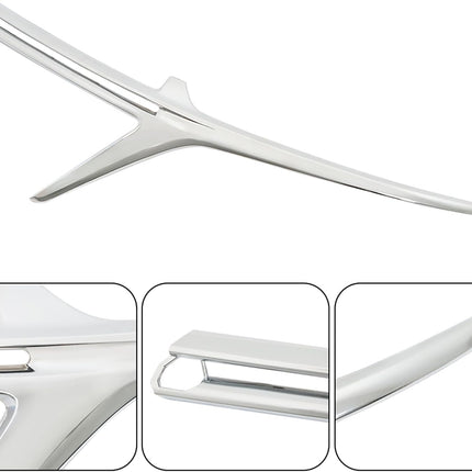 Findmall 2-Piece Chrome Front Upper Grille Molding Trim Set Left and Right Replacement for Equinox 2022-2023