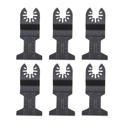 Findmall Oscillating Tool Blades (116-Piece) Japanese Teeth, Bi-Metal Titanium, Semi-Circular HCS Saw Blade Wood/Metal/Plastic Cutter Set and Sandpaper