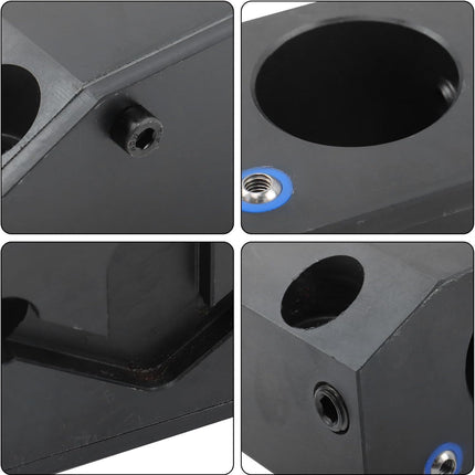 Findmall  BOT20 Turret Tool Holder Block, with 5 Pieces C Reduction Sleeves | 1-1/2 Inch Bore, for CNC Lathe