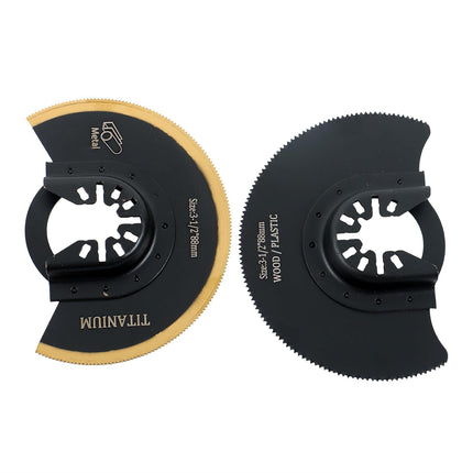 Findmall 23PCS Titanium Coated Saw Blade Combination Oscillating Multitool Blades for Wood/Metal Compatibility with Most of Oscillating Multi-Tools