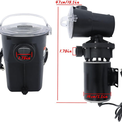 Findmall Above Ground Swimming Pool Pump 1HP 3450RPM with Cord