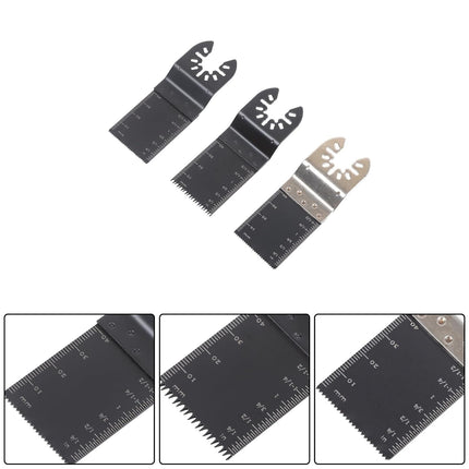 Findmall 60-Piece Oscillating Tool Blades Kit – Multi-Material Cutting Set with Fine, Bimetal and General Use Blades (35mm, 45mm) Constructed from High-Carbon Steel