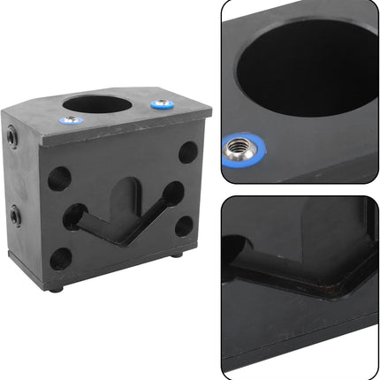 Findmall  BOT20 Turret Tool Holder Block, with 5 Pieces C Reduction Sleeves | 1-1/2 Inch Bore, for CNC Lathe