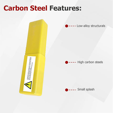 Findmall E7014 Welding Rods Carbon Steel Stick Electrodes 3/32" 1/8" 5/32" Arc Welding Rods for AC/DC Welding