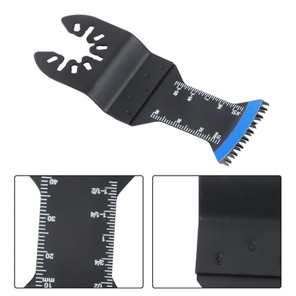 Findmall 20 Piece Set of Oscillating Curved Blade Saw Blades Fit for Cutting Wood, Plastic, and Metal