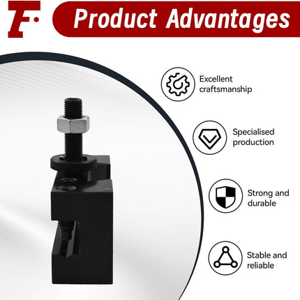 findmall CXA 250-302 Quick Change Boring Turning Facing Holder Steel CNC Tool Holder Fit for Tool Post 250-333 and 250-300