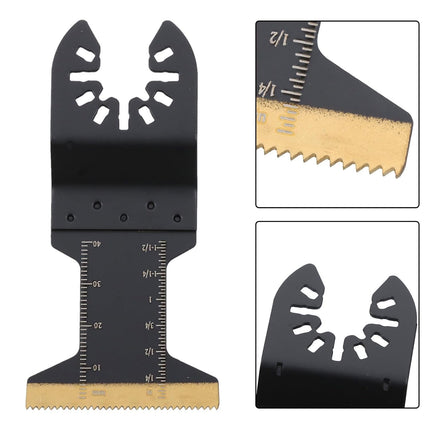 Findmall 30 Pieces of Oscillating Saw Blades Kit(34, 44 and 88MM), Alloy Steel, Titanium-Coated, Japanese Tooth, Arc-Tech Edge, for Wood, Metal, Plastic