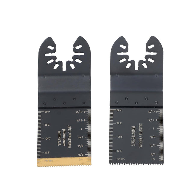 Findmall 55 PCS 1-3/8 Inch Multi-Material Oscillating Tool Blade - Universal Fit Quick-Change for Wood, Metal, Plastic - Premium Cutting, Sanding, Scraping Blade