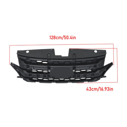Findmall Glossy Black Front Bumper Grille Assembly Replacement for Edge 2011-2014