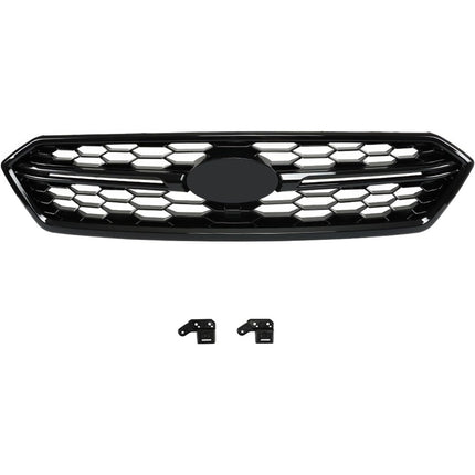 Findmall Front Upper Honeycomb Grille for 2018-2021 Subaru WRX, Black