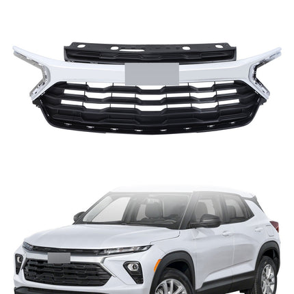 Findmall Chrome Front Upper Bumper Grille Replacement for Trailblazer LT and LS 2024-2026