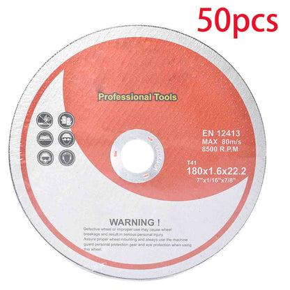 50 Pack 7"x1/16"x7/8" Cut-Off Wheel - Metal & Stainless Steel Cutting Discs