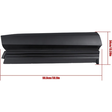 Findmall Front Left Door Molding for 2024-2025 Toyota Grand Highlander, Black