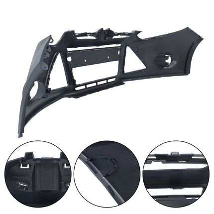 Findmall Primed Front Bumper Cover Replacement for 2012-2014 Ford Focus Sedan Hatchback