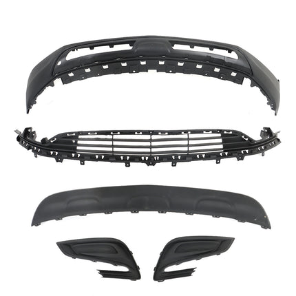 Findmall Front Bumper Cover and Grille Kit without Fog Light Holes Replacement for 2017-2021 Buick Encore