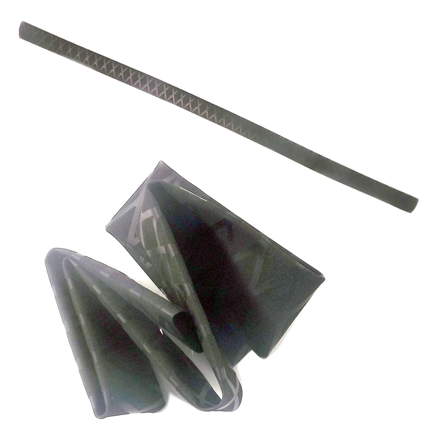 eTekGo X-Tube Heat Shrink Wrap Tubing 39"&64" Lengths for Rod Grips-5 Color 14 Sizes (Black, Diamter：45mm; Length：64")