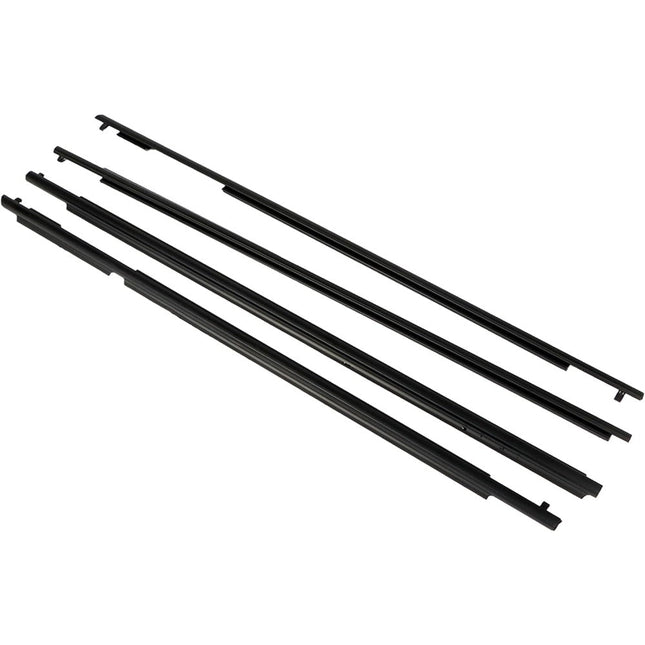 Findmall Door Belt Weatherstrip Molding Kit for 2010-2021 Toyota 4Runner, 4-Piece