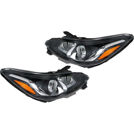Findmall Headlight Assembly Replacement for Spark Front LH RH