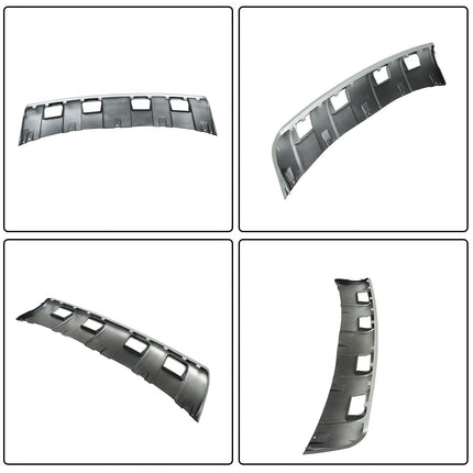 Findmall Front Bumper Lower Valance Panel Skid Plate for 2020‑2022 Ford Explorer, Silver Plastic