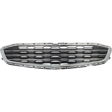 Findmall 2-Piece Front Upper and Lower Bumper Grille Set Replacement for Malibu 2016-2018