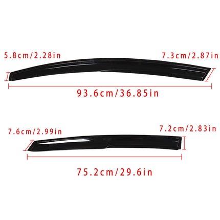 Findmall Side Window Visor Vent Sun Rain Guard Deflector Replacement for 2013-2020 Fusion