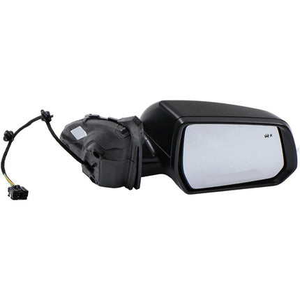 Passenger Right Side Power Heated Mirror Replacement for Acadia 2020-2022 Replacement for 84579491 Matte Black w/Blind Spot Turn Signal Textured Black Base Electric 7-Pin Connector