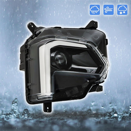 Findmall Passenger Side Headlights Assembly without DRL Replacement for Traverse 2022-2023 Housing Black Lamp RH 1PC 85596374 GM2503525