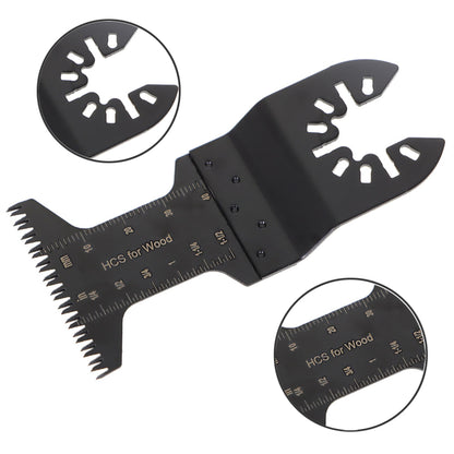 findmall 60Pcs 1-3/4 x 3-1/2 Inch Oscillating Tool Blade, Multi Tool Blades Oscillating Saw Blades Accessories Fit for Accuracy Wood and Plastic Longer Wavy Tooth Multi Tool Blades