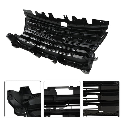 Findmall Glossy Black Front Grille Frame Kit Replacement for Colorado 2021-2022
