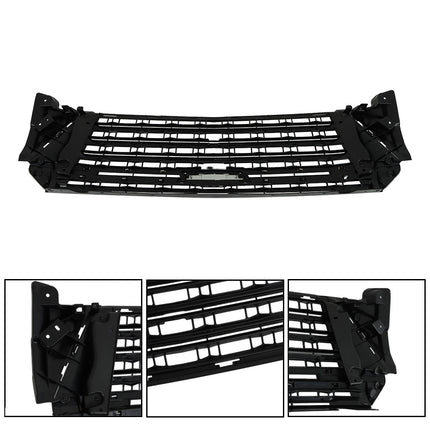 Findmall Black Front Center Grille with Chrome Trim Replacement for Traverse 2022-2023