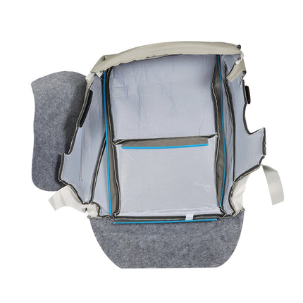 Findmall Driver Side Bottom Leather Seat Cover Replacement for 2010-2015 RX350 RX450H Gray