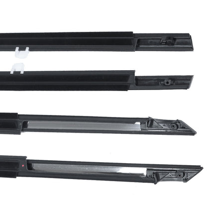 Findmall Chrome Window Weatherstrip Molding Kit for 2008-2012 Honda Accord Sedan, 4-Piece