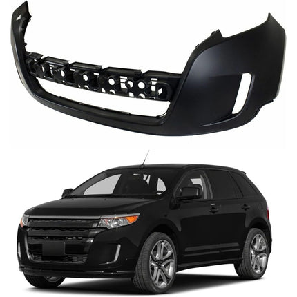 Findmall Primed Front Bumper Cover Replacement for 2011-2014 Ford Edge SE SEL Limited Sport