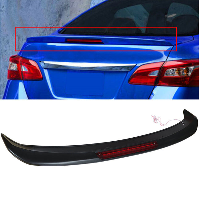 Findmall Trunk Spoiler Wing Styling Kit with LED Replacement for 2013 2014 2015 Altima 4dr Factory Style