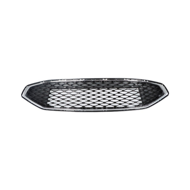 Findmall Chrome and Black Mesh Front Grille Replacement for Fusion 2017-2018 HS7Z-8200-AA