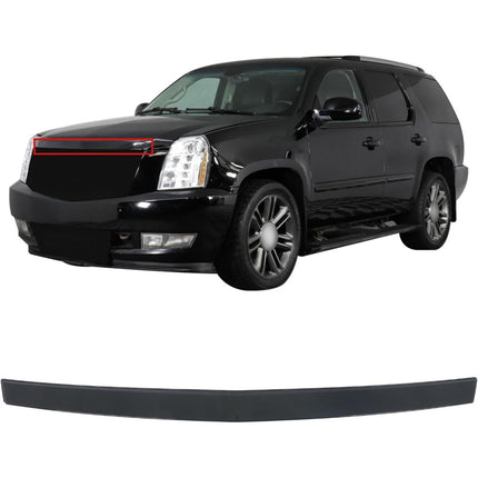 Findmall Black Front Upper Hood Grille Molding Trim Replacement for Escalade 2007-2014 15907251
