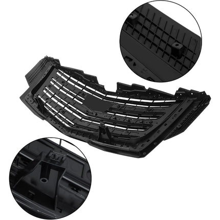 Findmall Glossy Black Front Upper Bumper Grille Replacement for Escalade and Escalade ESV 2016-2020