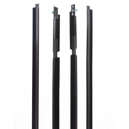 Findmall Outer Window Weatherstrip Kit for 2003-2009 Lexus GX470 & Toyota Prado, 4-Piece